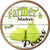 Farmers Market Pears Novelty Circle Coaster Set of 4