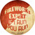 Fireworks Expert Novelty Circle Coaster Set of 4