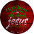 All About Jesus Novelty Circle Coaster Set of 4