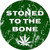 Stoned To The Bone Novelty Circle Coaster Set of 4
