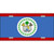 Belize Flag Metal Novelty License Plate