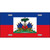 Haiti Flag Metal Novelty License Plate