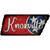 Knoxville Tri Star on Wood Novelty Rusty Effect Metal Tennessee License Plate Tag