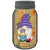 Gnome With Tequila Novelty Mason Jar Sticker Decal