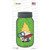 Gnome With Red Crayon Novelty Mason Jar Sticker Decal