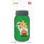 Gnome With Pumpkin and Ghost Novelty Mason Jar Sticker Decal