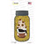 Gnome With Coffee Pot Novelty Mason Jar Sticker Decal