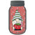 Gnomes With Pins Red Novelty Mason Jar Sticker Decal