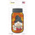 Gnome With Eggs Orange Novelty Mason Jar Sticker Decal