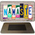 Namaste Wood Cut Letter Novelty Metal Magnet M-7944