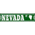 Nevada St Silhouette Novelty Metal Street Sign