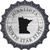 Minnesota North Star State Novelty Metal Bottle Cap Sign BC-1813