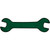 Green Oil Rubbed Novelty Metal Wrench Sign