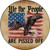 We The People Are Pissed Off Novelty Metal Circle Sign C-1878