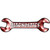 Diagnostics Novelty Metal Wrench Sign