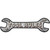 Tool Rules Novelty Metal Wrench Sign