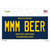 Mmm Beer Michigan Blue Novelty Rectangular Sticker Decal