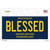 Blessed Michigan Blue Novelty Rectangular Sticker Decal