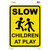 Slow Children At Play Novelty Rectangular Sticker Decal