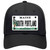 South Portland Maine Novelty License Plate Hat