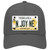 N Joy NE Nebraska Novelty License Plate Hat