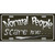 Normal People Metal Novelty License Plate