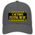 Caution Flying Mud Novelty License Plate Hat
