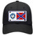 Confederate Flag Louisiana Seal Novelty License Plate Hat