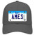 Ames Iowa Novelty License Plate Hat