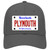 Plymouth Massachusetts Novelty License Plate Hat