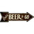 Cold Beer To Go Novelty Metal Arrow Sign