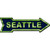 Seattle Novelty Metal Arrow Sign