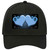Hearts Over Roses In Light Blue Novelty License Plate Hat