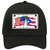 Puerto Rico Crossed US Flag Novelty License Plate Hat