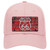 Route 66 Red Brick Wall Novelty License Plate Hat