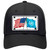 United Nation Crossed US Flag Novelty License Plate Hat