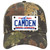 Camden North Carolina State Novelty License Plate Hat