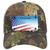 Connecticut with American Flag Novelty License Plate Hat