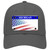 Michigan with American Flag Novelty License Plate Hat