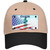 Oregon with American Flag Novelty License Plate Hat