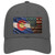 Colorado/American Flag Novelty License Plate Hat