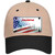 Louisiana 200 Years with American Flag Novelty License Plate Hat