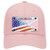 Georgia Confederate Flag American Flag Novelty License Plate Hat