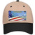 Wyoming State with American Flag Novelty License Plate Hat