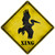 Pelican Xing Novelty Metal Crossing Sign