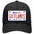 Go Flames Novelty License Plate Hat Tag