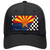 Arizona Racing Flag Novelty License Plate Hat Tag