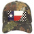 Texas Racing Flag Novelty License Plate Hat Tag