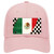 Mexico Racing Flag Novelty License Plate Hat Tag