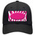 Hot Pink White Zebra Center Oval Novelty License Plate Hat